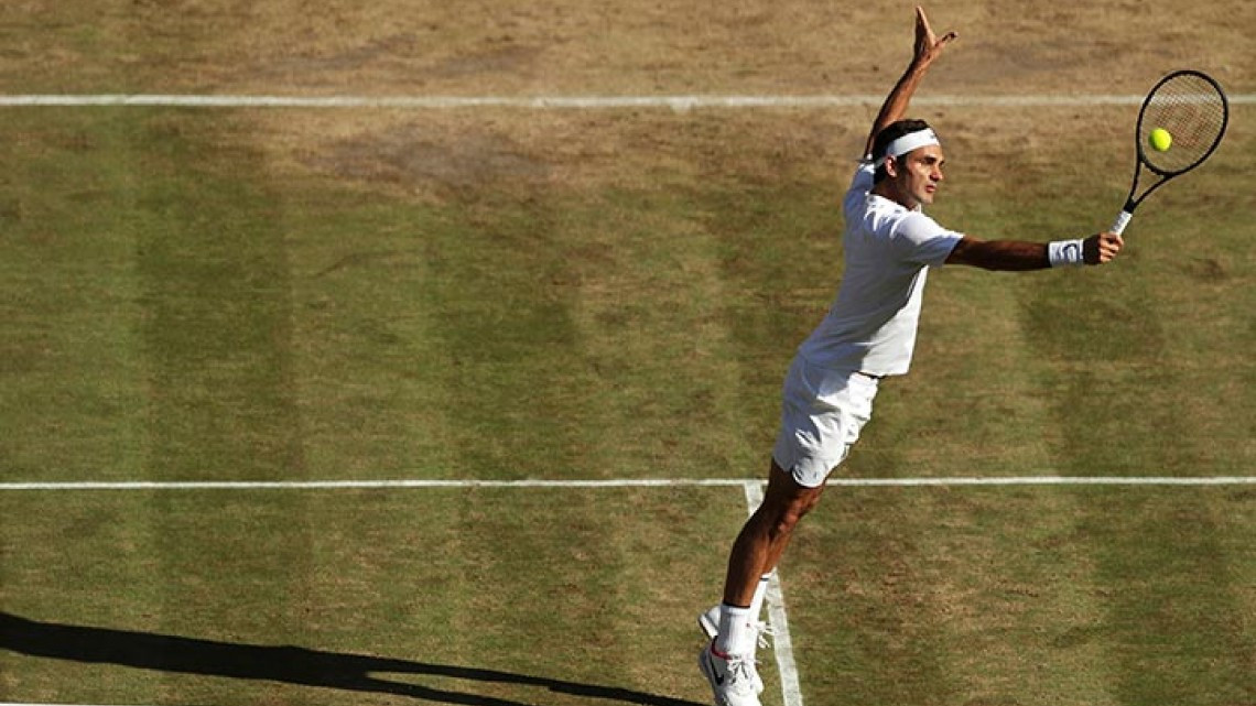 Federer pasa a la final de Wimbledon 