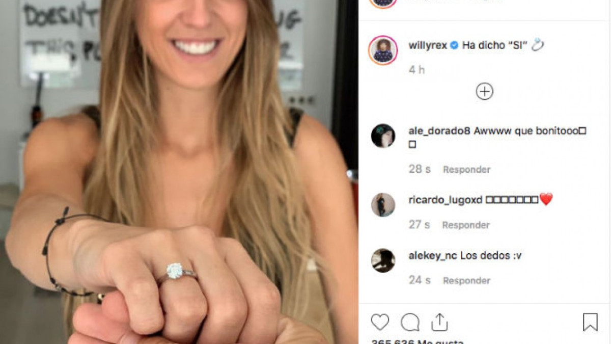 El youtuber Willyrex le pide matrimonio a su novia Cristina