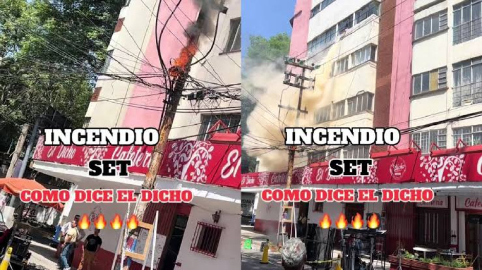 Se incendia cafeteria "El Dicho" 