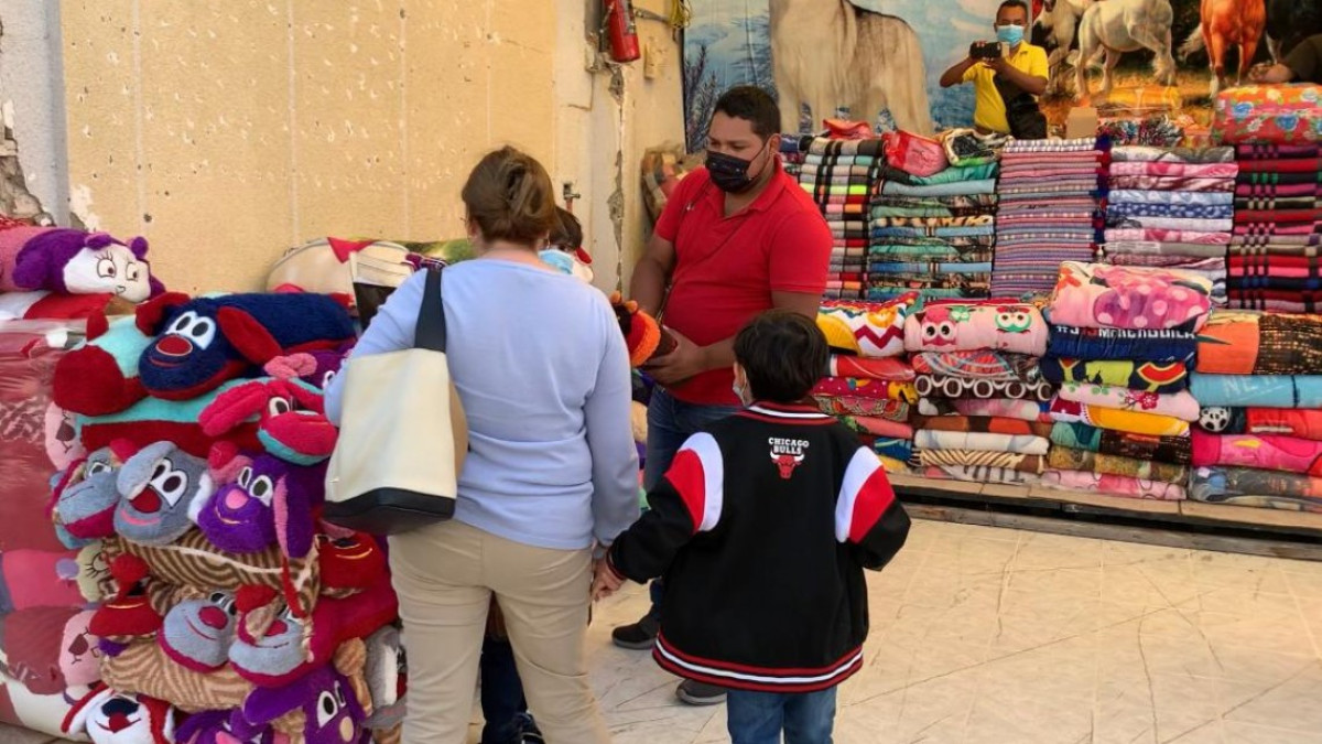 Pese a que no hubo feria, ya llegó el señor de las Cobijas 