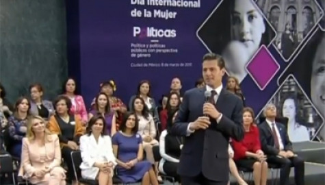 Llama EPN a combatir el machismo en México
