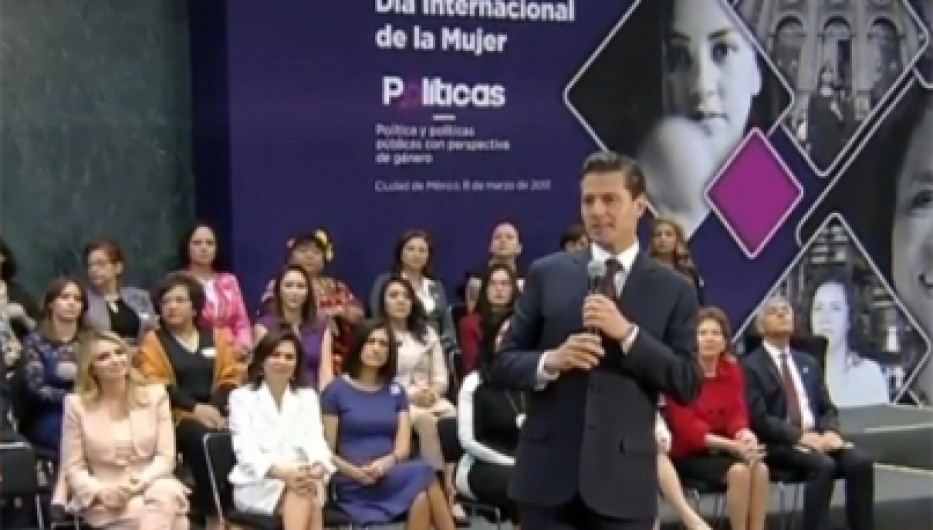Llama EPN a combatir el machismo en México