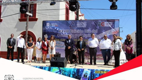 Festejan la "XXVIII edición del día del comercio y el turismo" en Camargo