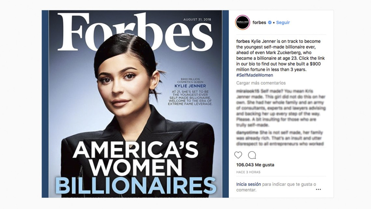 Kylie Jenner esta a punto de convertirse en la multimillonaria más joven de la historia