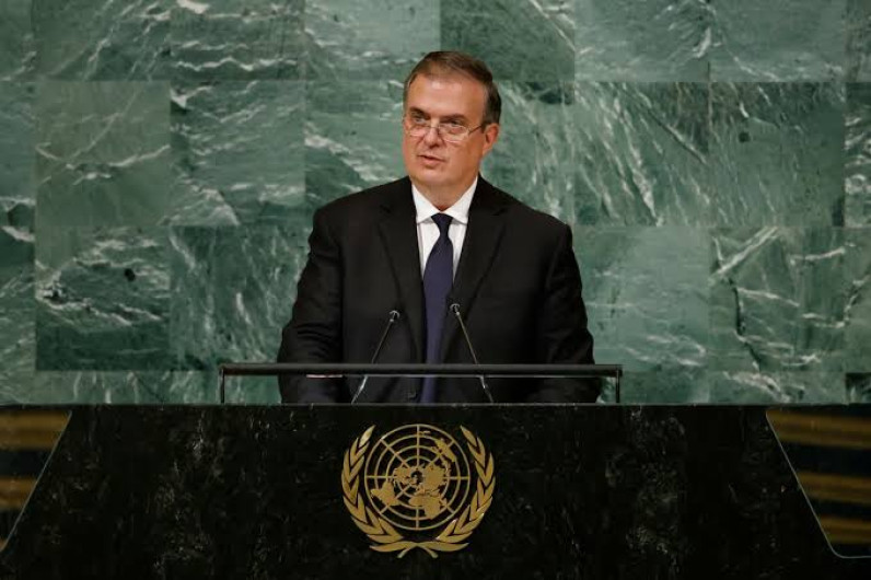 Ebrard propone ante la ONU diálogo en Ucrania