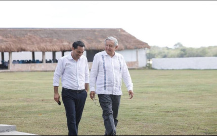 Supervisa López Obrador avances del Tren Maya