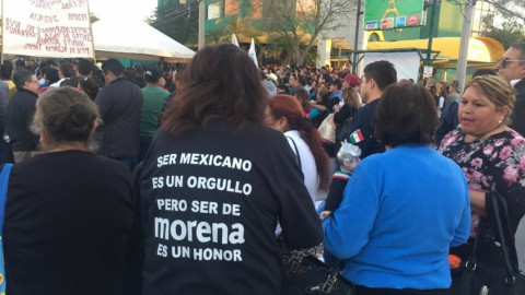 Reciben Tamaulipecos a AMLO en su visita a Reynosa