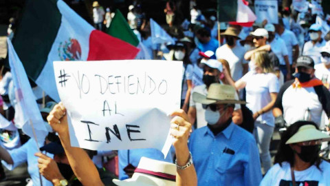 Realizan hoy marcha en defensa del INE en la CDMX; Se espera que en otras ciudades también se realice