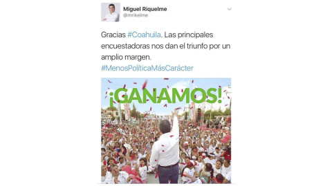 PAN y PRI se declaran ganadores en Coahuila