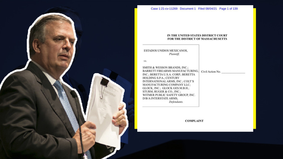 Gobierno de México interpondrá demanda contra empresas de armas en EU