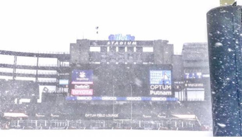 #VIDEO Patriotas entrenan bajo la nieve