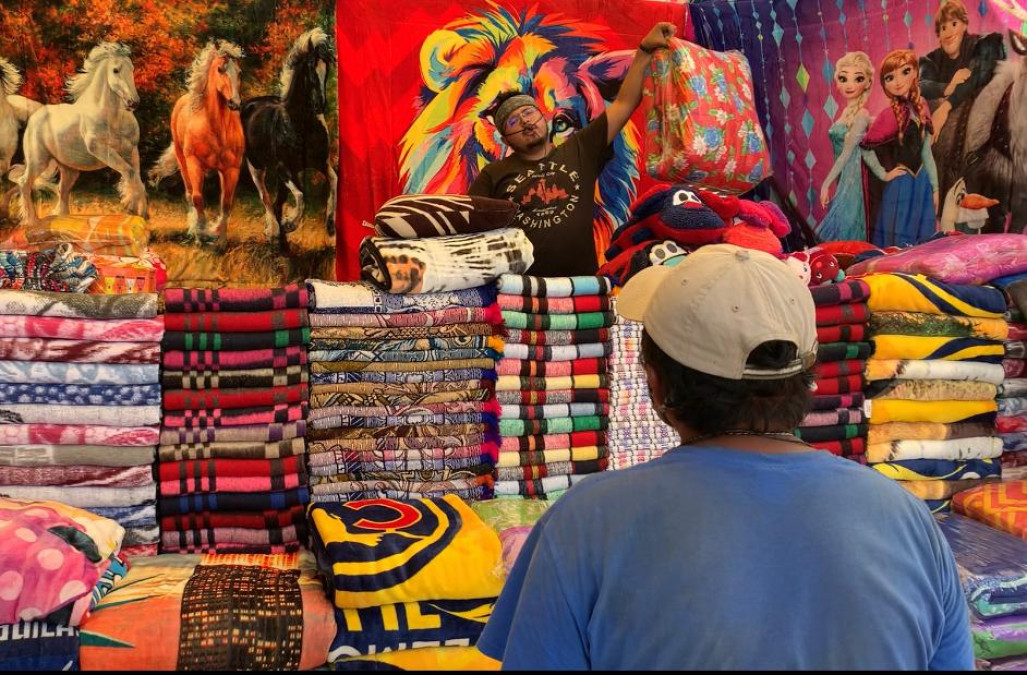 Pese a que no hubo feria, ya llegó el señor de las Cobijas 