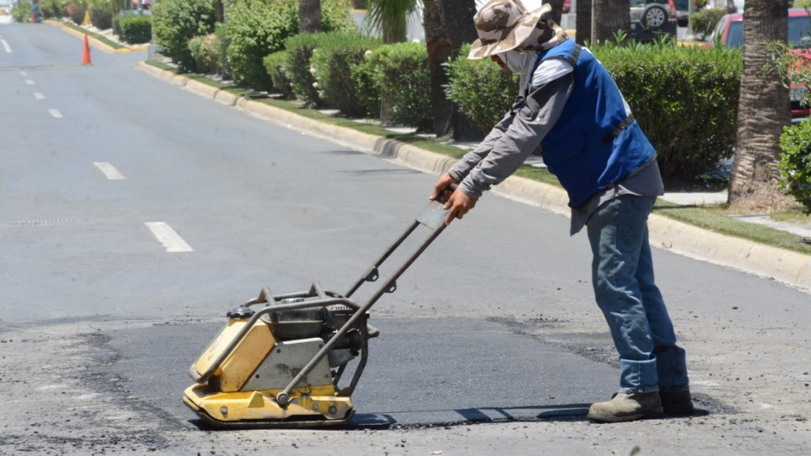 Intensifica Municipio de Reynosa trabajos de bacheo y rehabilitación