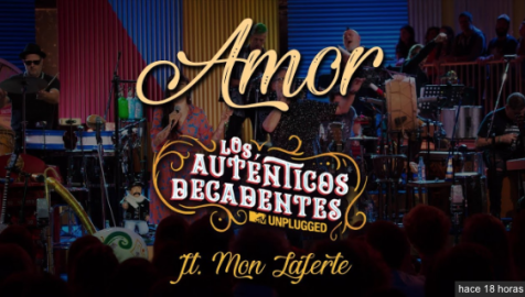 Los Auténticos Decadentes comparten video de MTV Unplugged