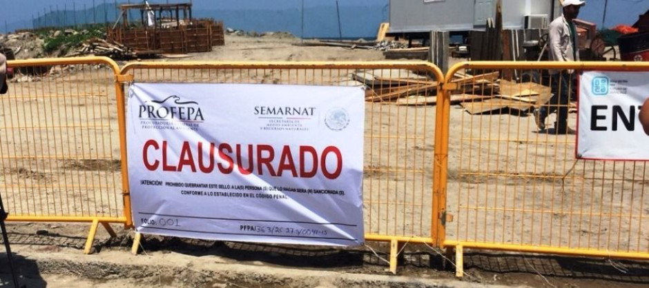 Clausura Profepa centro de materias primas forestales en Ensenada