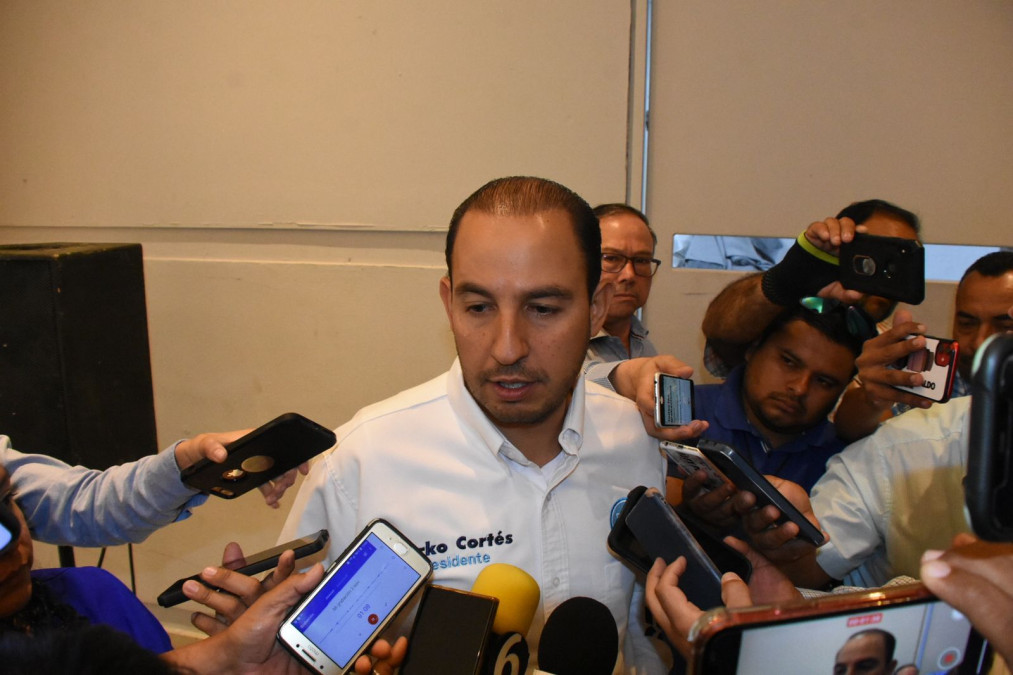 El dirigente del PAN Marko Cortés pide a FGR investigue a Américo Villarreal 