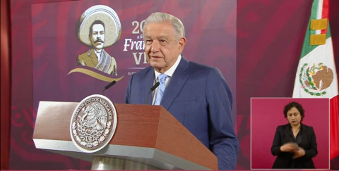 Por próximas elecciones en EU, quieren culpar de manera tramposa a México por fentanilo: AMLO