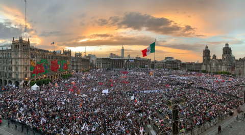 Marcha del 27 de noviembre será para festejar avances de la 4T en México: AMLO 