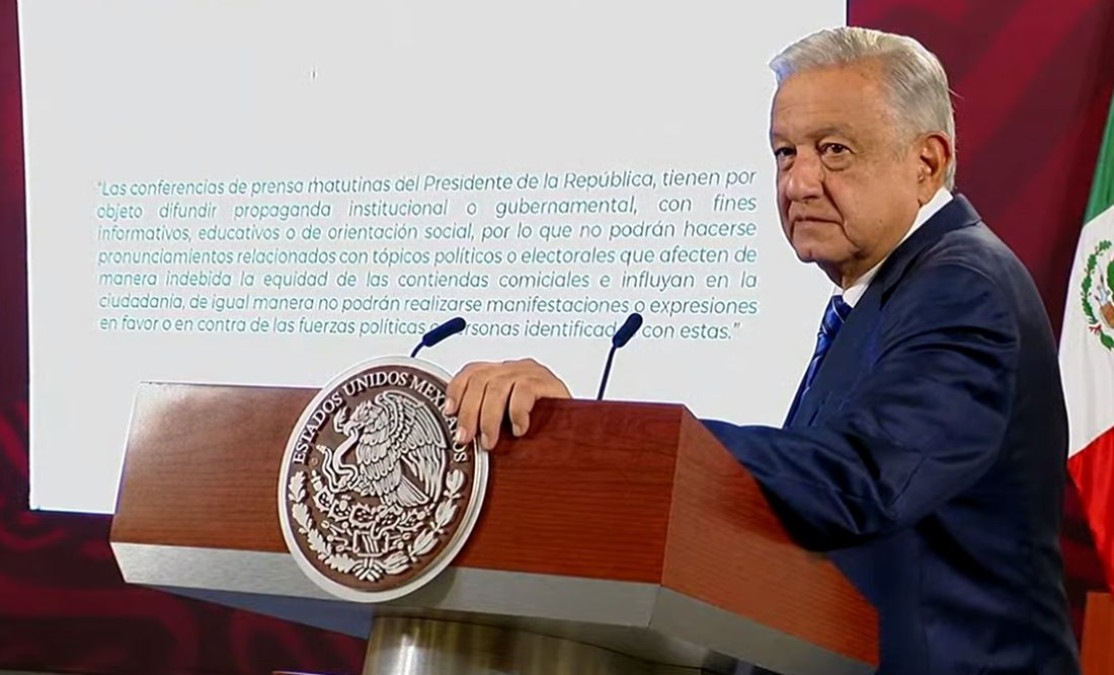Acatará AMLO orden del INE para eliminar posdata de Mañanera