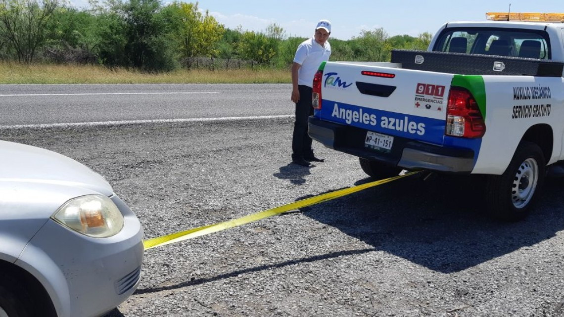 Se preparan Los Ángeles Azules para atender a los automovilistas