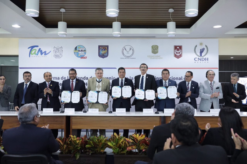 UAT y CNDH firman convenio para desarrollo de programas de maestría y doctorado