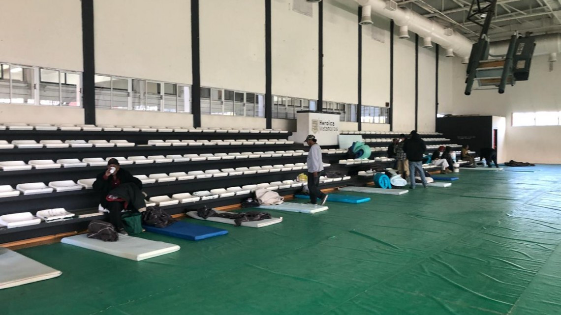 Saldo blanco tras bajas temperaturas, atendieron a 27 en albergue 