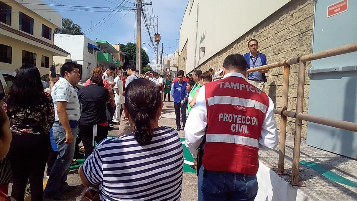 Con 19 simulacros en Tampico se conmemoró el día nacional de PC 