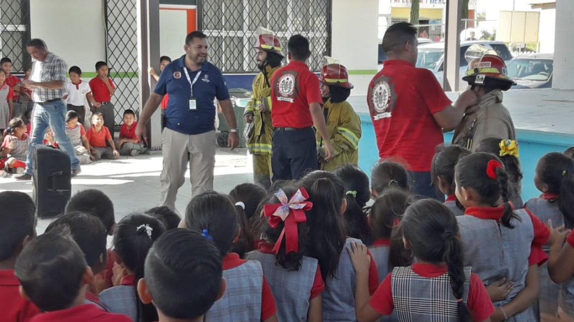 Imparte Protección Civil cursos a población escolar