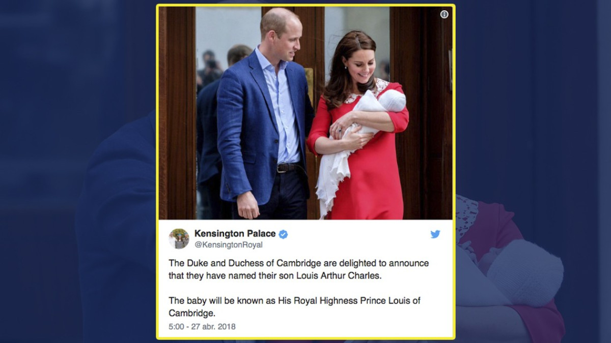 El hijo de Kate y William se llamará Louis Arthur Charles