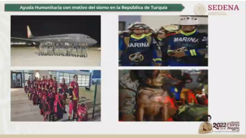 Delegación mexicana vuela a Turquía tras sismo; está conformada con 150 elementos