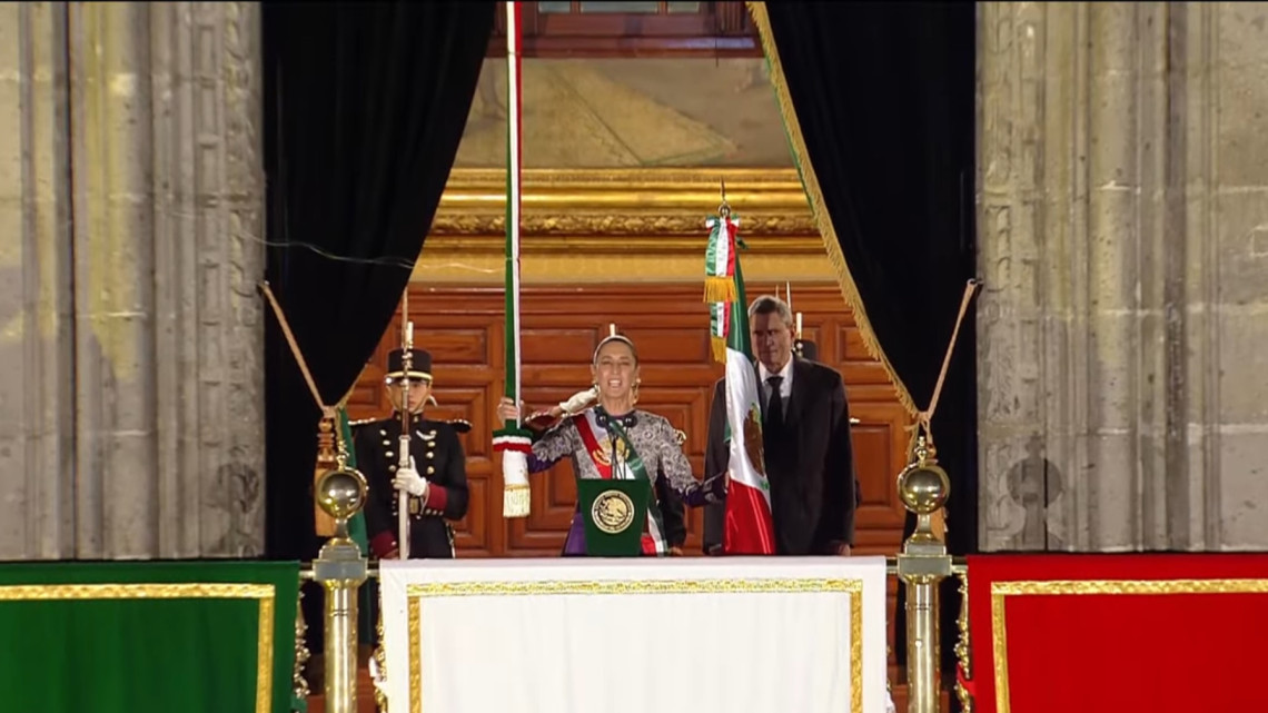Sheinbaum marca un hito: primer Grito de Independencia a cargo de una presidenta