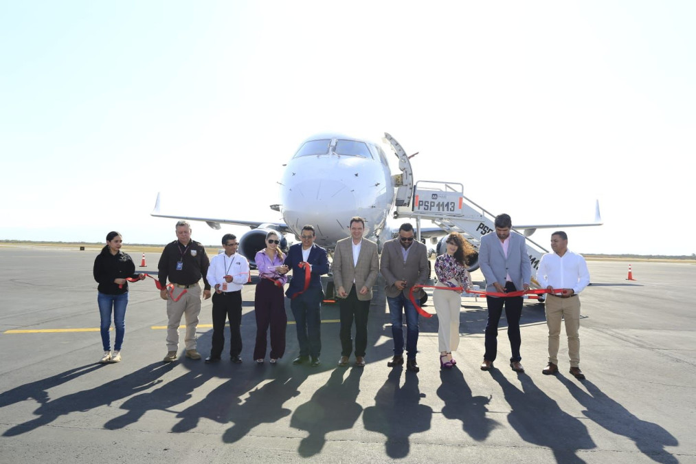 Inauguran ruta aérea Victoria - Ciudad de México