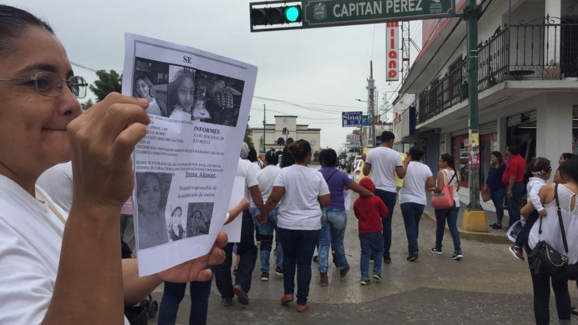 Marcha silenciosa, grito de la sociedad contra autoridades por desaparición de jovencitas