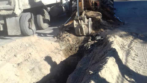 Rehabilita COMAPA caído en la Zona Centro