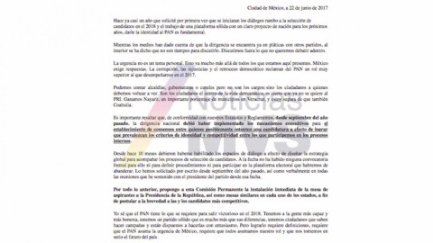 PAN busca posibles alianzas para elecciones 2018