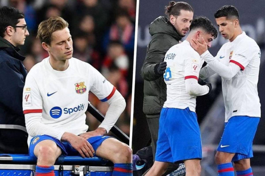 Pedri y De Jong serán bajas por varias semanas con el Barcelona