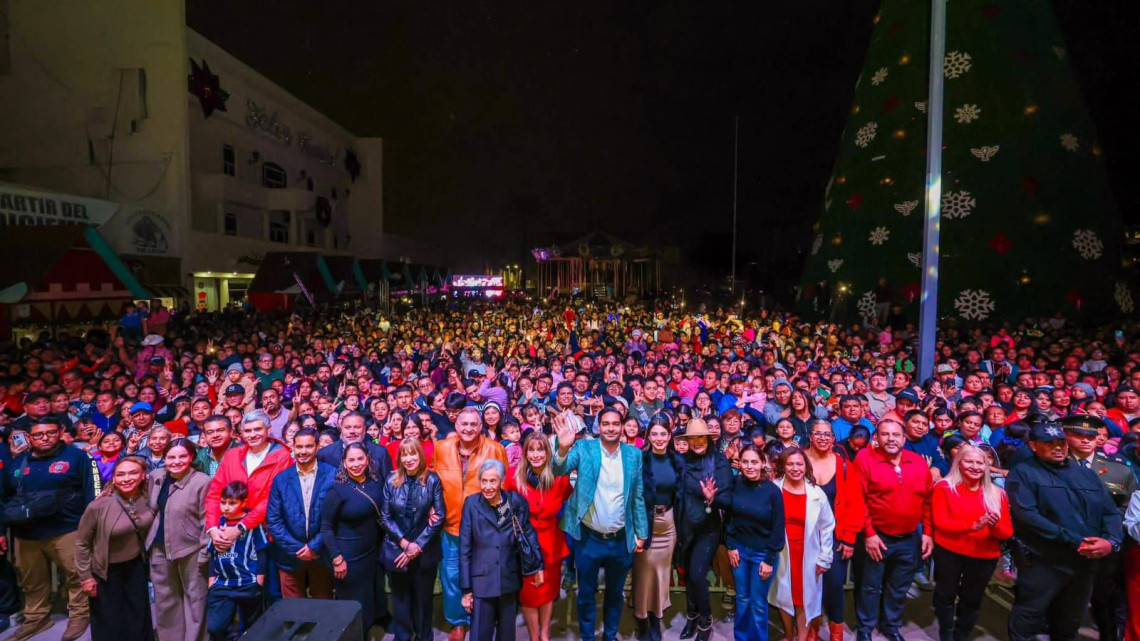 Celebró Carlos Peña Ortiz el inicio de la Navidad 2025 con más de 10 Mil reynosenses