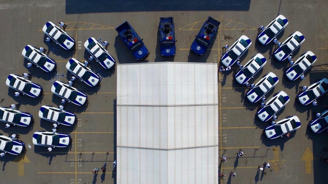 Entrega gobernador Unidades Tácticas Mamba y Patrullas para Policía