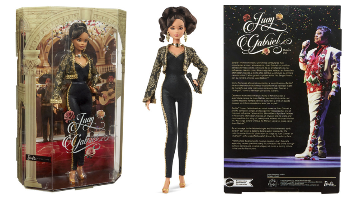 Mattel lanza muñeca Barbie en homenaje a Juan Gabriel