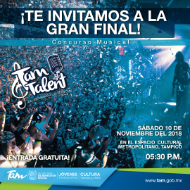 Próximo sábado será la gran final de TamTALENT