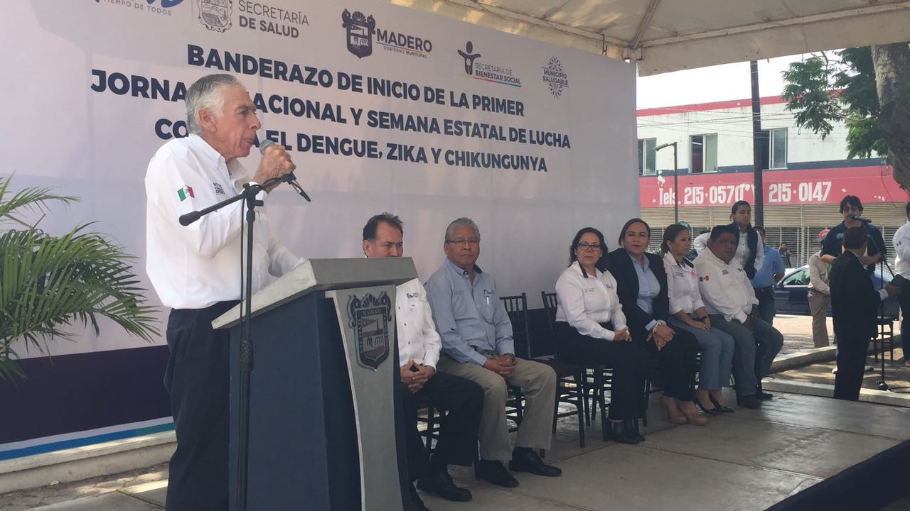Arranca en Madero jornada nacional y estatal dengue, zika y chikunguya