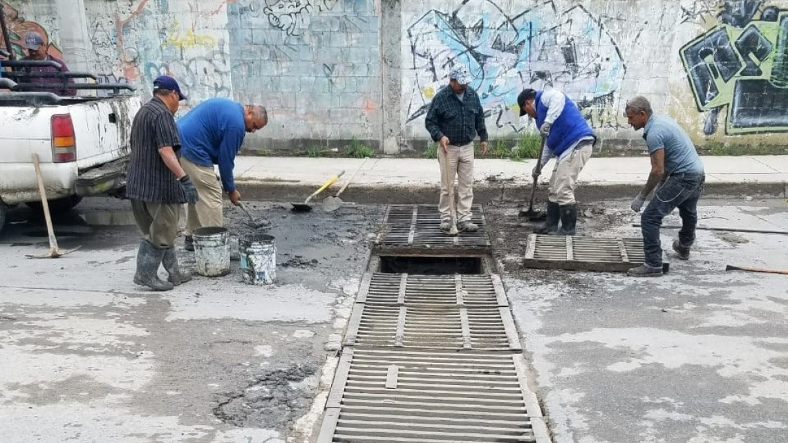 Intensifica COMAPA limpieza en pluviales de Reynosa