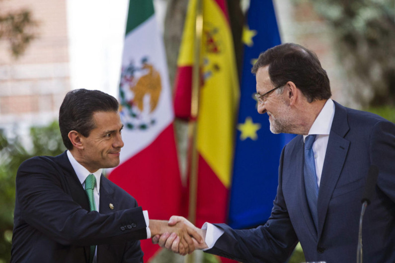 Presidente español solidariza sus lazos con México