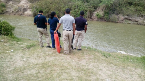 Captura migración a dos borrachos por cruzar el Río Bravo