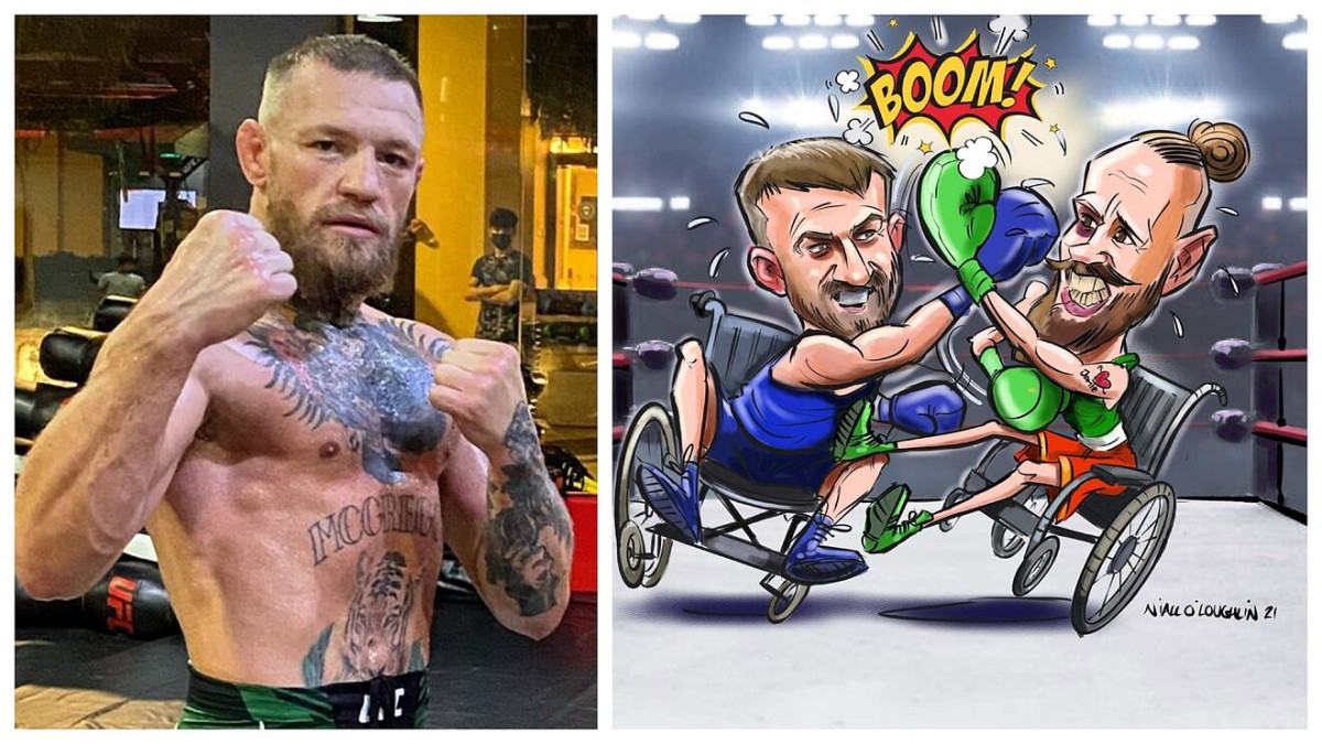 Conor McGregor dona 10 mil euros a pelea en silla de ruedas
