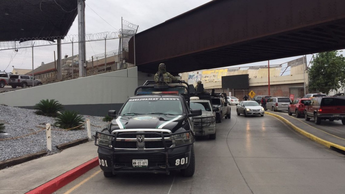 Reportan amenaza de bomba en puente Viejo de Matamoros