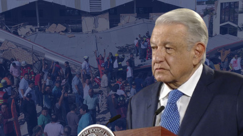 Lamenta AMLO fallecimiento de 10 personas tras colapso de iglesia en Tamaulipas