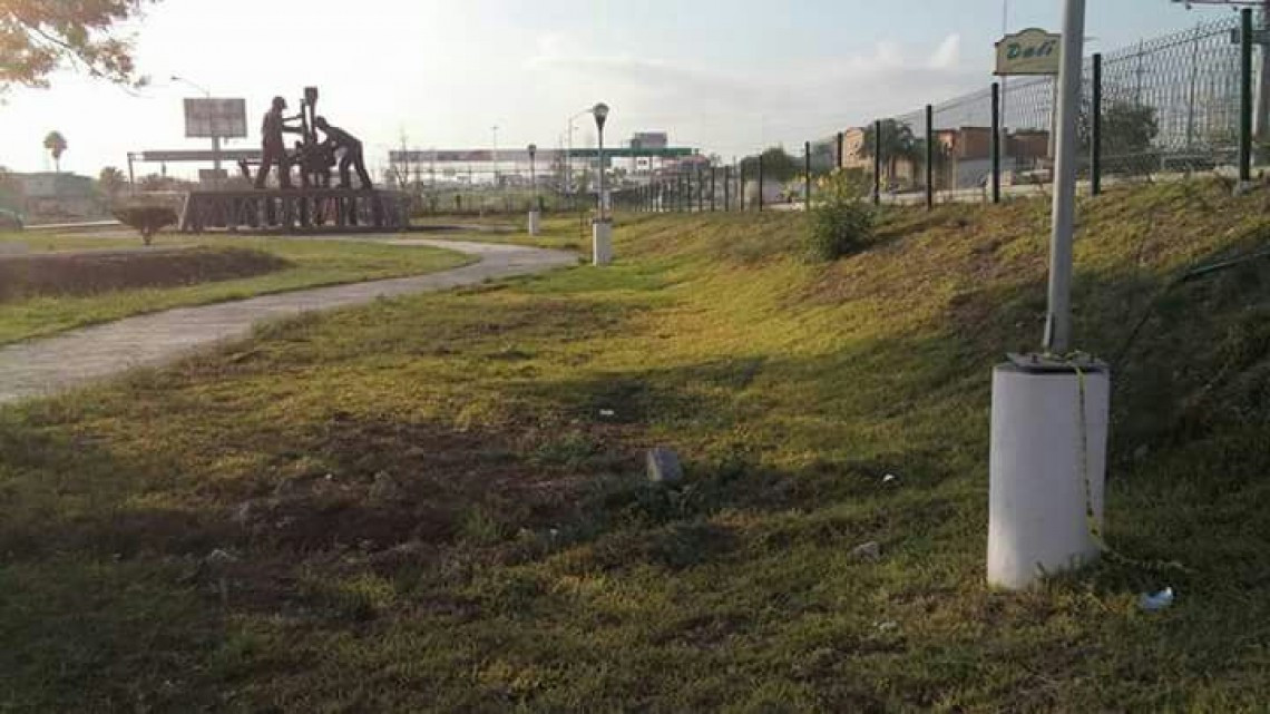 Realizan limpieza de áreas verdes y avenidas principales