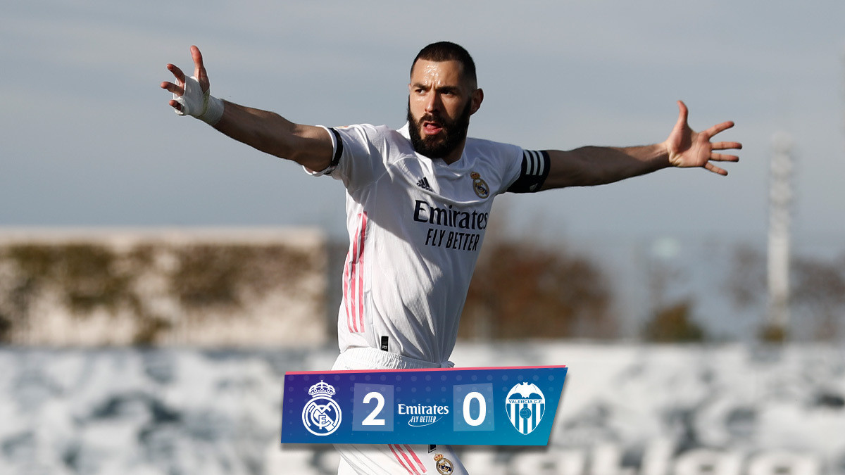 Real Madrid se impone de local al Valencia