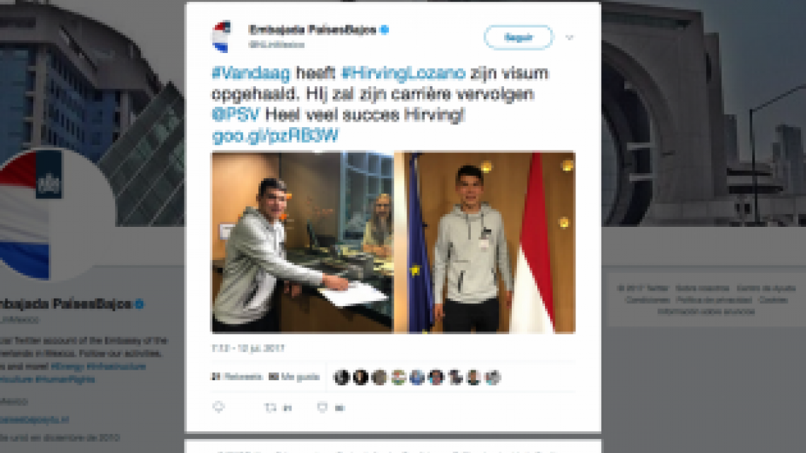 Hirving Lozano recibe visa de trabajo en Holanda